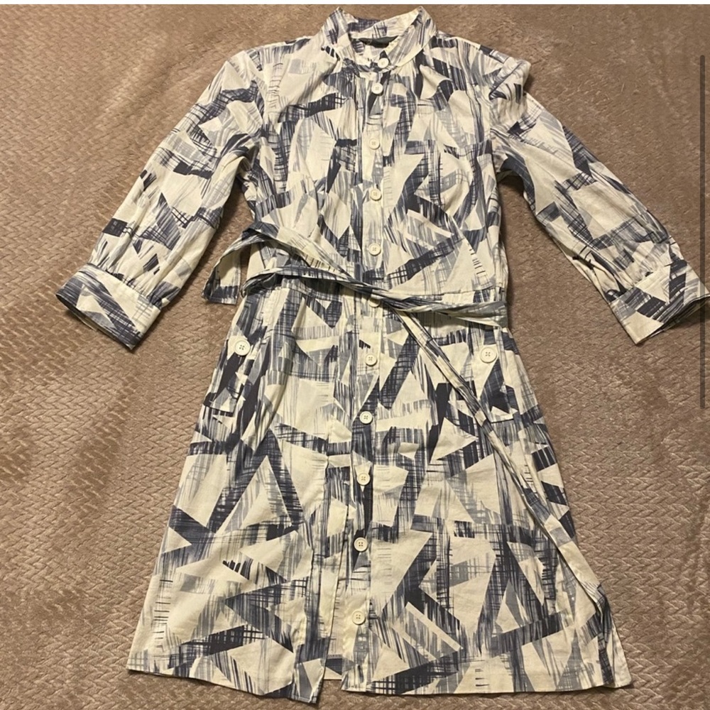 Armani Exchange Button Down Shirt Dress